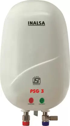 Inalsa 3 L Instant Water Geyser (PSG, White) Inalsa 3 L Instant Water Geyser (PSG, White)